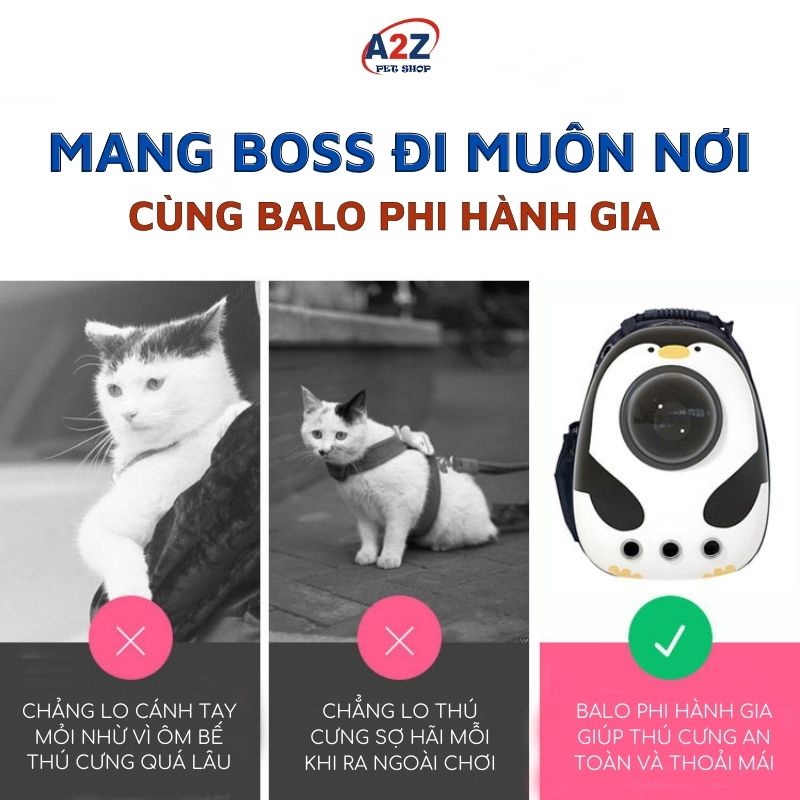 Balo Thú Cưng loại Balo Phi Hành Gia và Balo Trong Suốt, Hàng Nhập Khẩu