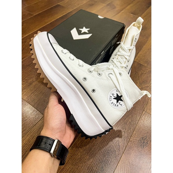 Giày thể thao CVS JW Anderson - Trắng gót đen cao cổ - SC Quality [Loli Sneaker]
