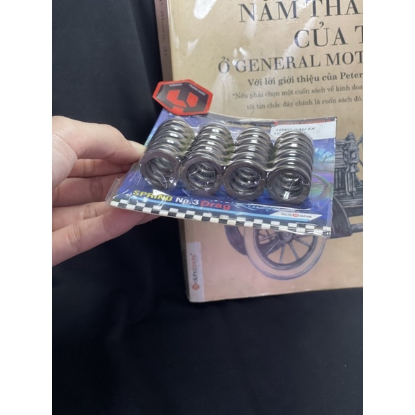 Lò xo đầu HL Racing thép nhật cho Ex150, có thể gắn cho Ex135 xài lông đền chân dày