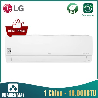 [ Freeship Nội Thành HN ][ Miễn Phí Lắp Đặt ] Điều hòa LG 18.000BTU 1 chiều inverter V18ENF1