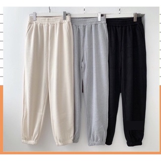 Quần jogger bom tăm cạp chun chất dày dặn