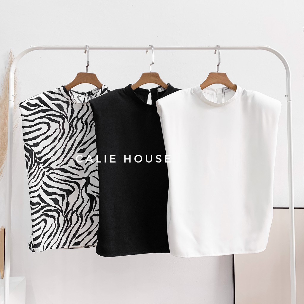 Áo thiết kế vai chờm thời trang nữ Calie House A123 | BigBuy360 - bigbuy360.vn