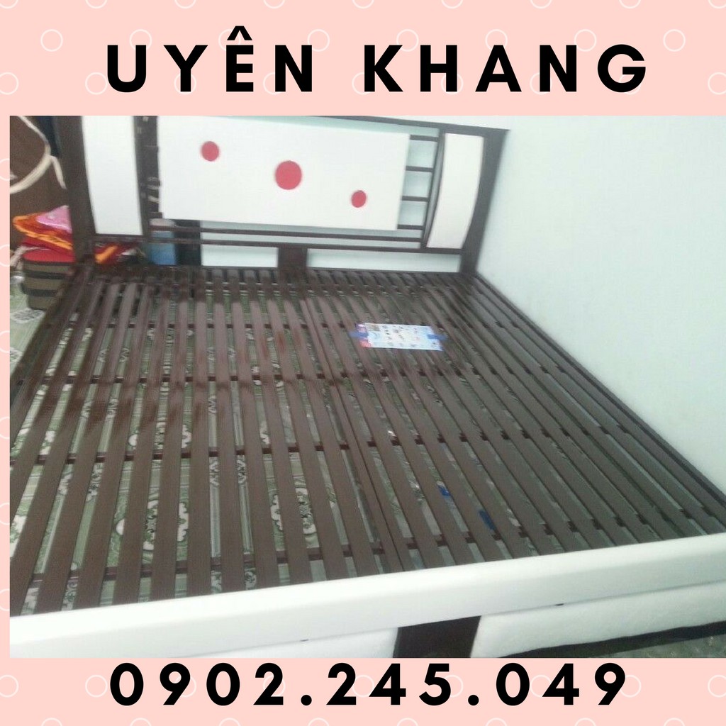 giường sắt hộp đèn 1m8x2m