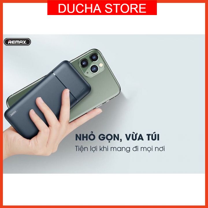 Pin sạc dự phòng Remax 10,000mAh model RPP-96 hàng chính hãng