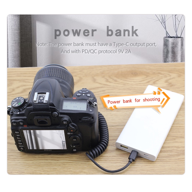 Bộ Nguồn Sạc Pin Rời EN-EL25 Type-C Cho Máy Ảnh Nikon Z50 EP-5G Z30 ZFC