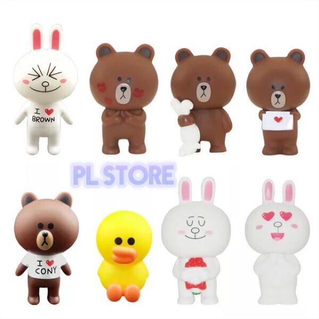 Móc khoá Gấu Brown, Thỏ Cony