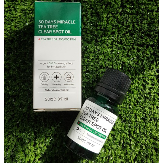 Tinh Dầu Tràm Trà "Thần Kỳ" Some By Mi 30 Days Miracle Tea Tree Clear Spot Oil 10ml