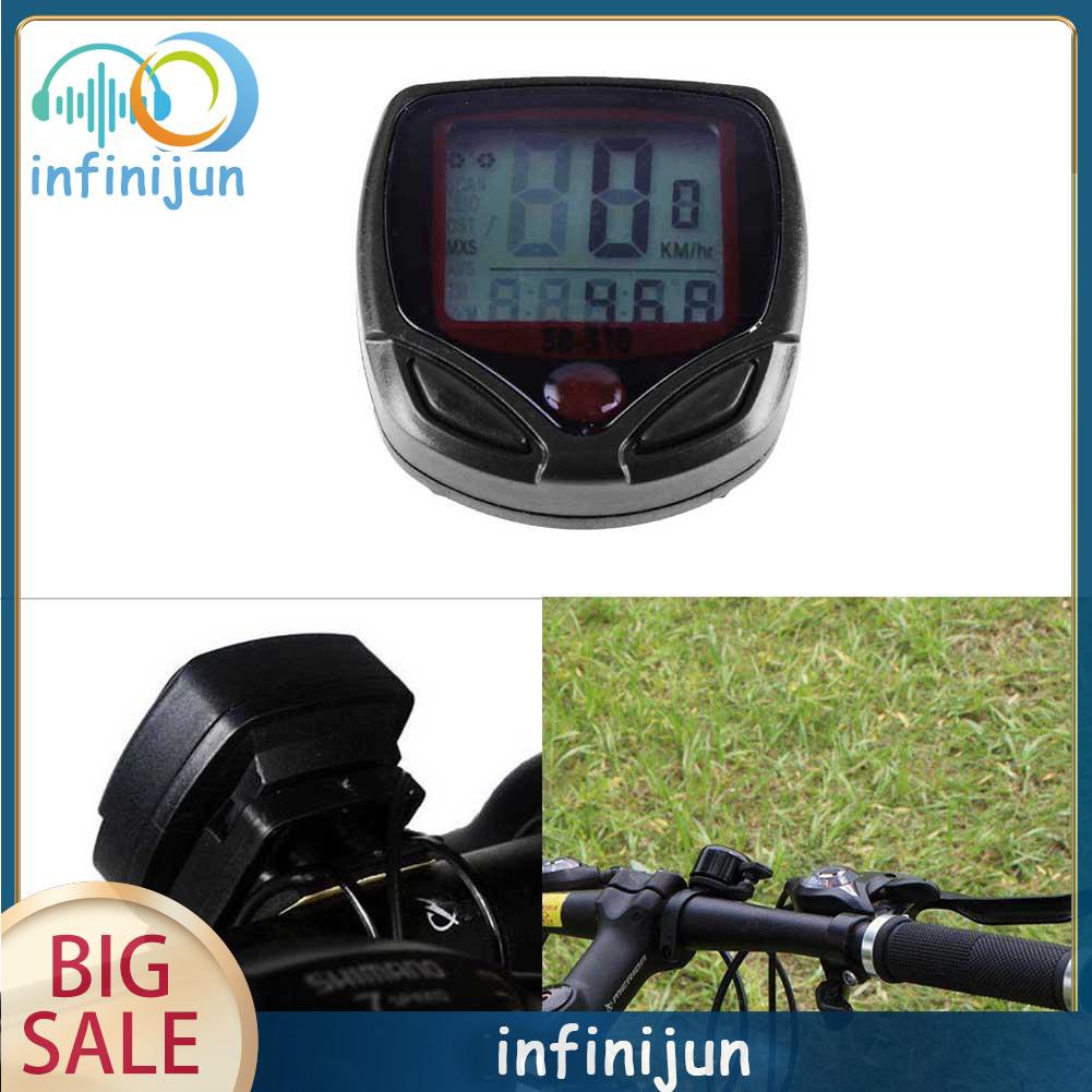 Đồng Hồ Đo Tốc Độ Xe Đạp Màn Hình Lcd Chống Nước