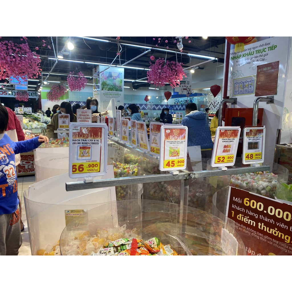 Khung bảng giá siêu thị, kích thước A3, A4, A5, A6, bảng giá siêu thị nhựa