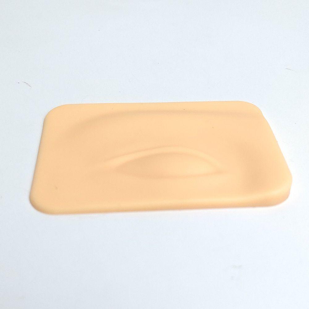 1 Cặp Miếng Da Giả Bằng Silicone Dùng Luyện Tập Trang Điểm Lông Mày