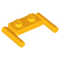 Gạch Lego 1 x 2 với 2 thanh hỗ trợ / Lego Part 3839b: Plate, Modified 1 x 2 with Bar Handles - Flat Ends, Low Attachment