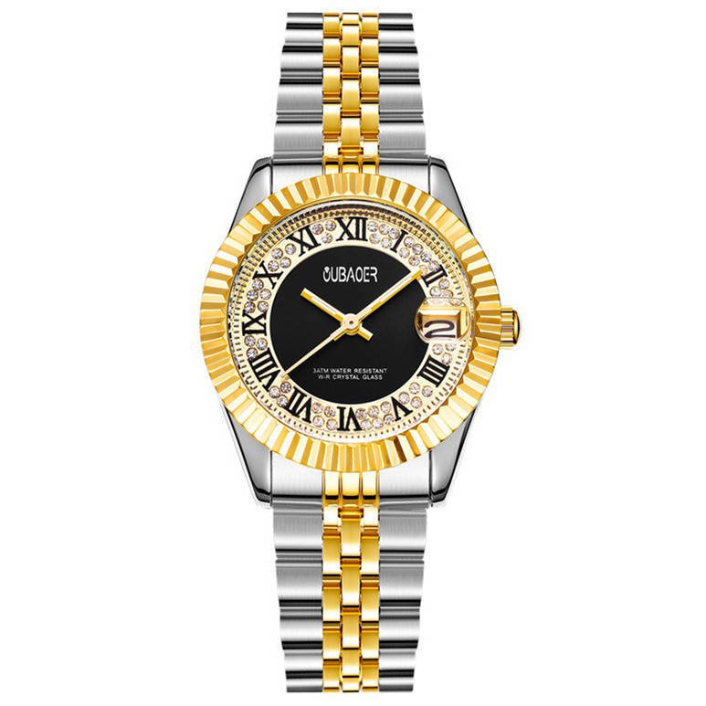 Đồng hồ Nữ OUBAOER LUXURY - Dây Demi siêu sang + Tặng Hộp & Pin [HÀNG XỊN] | BigBuy360 - bigbuy360.vn