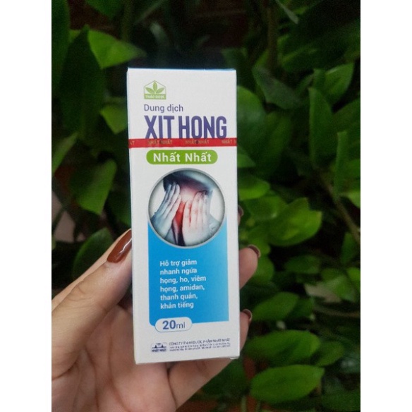[Chính hãng]  XỊT HỌNG NHẤT NHẤT_ Chai 20ml -  Date mới nhất