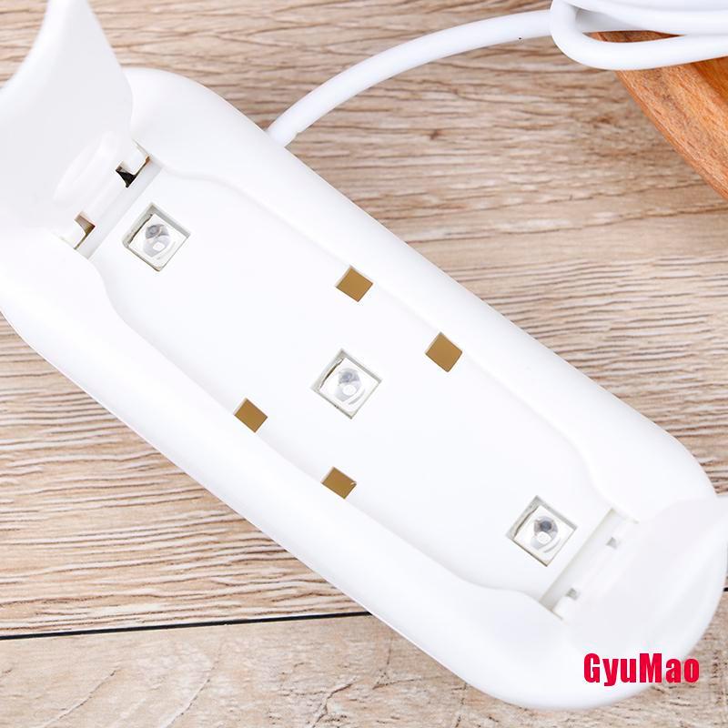 Đèn LED UV Sấy Khô Sơn Móng Tay Mini 6W 80cm Cổng Sạc USB