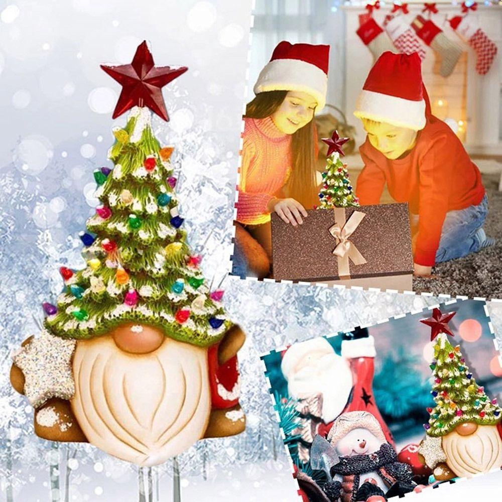 Yan1 Tượng Chú Lùn Gnome Thu Nhỏ Trang Trí Ngoài Trời Sáng Tạo