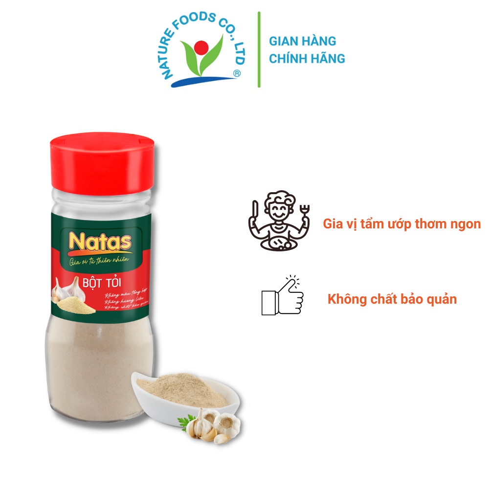 Bột tỏi Natas Hũ 65g