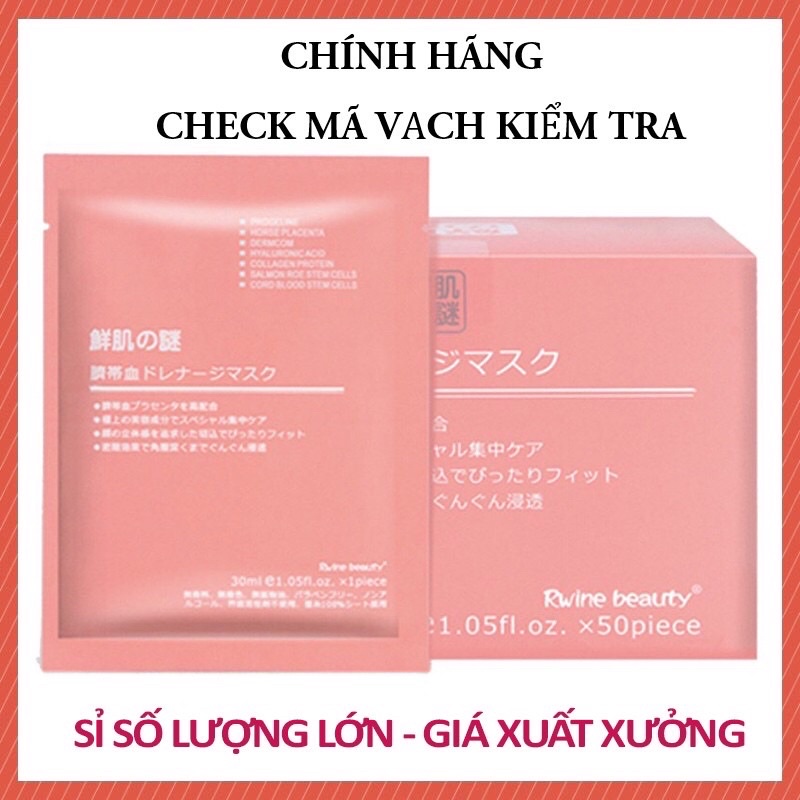 Mặt nạ nhau thai cừu tế bào gốc-Mask cuống rốn Nhật Bản Rwine Beauty