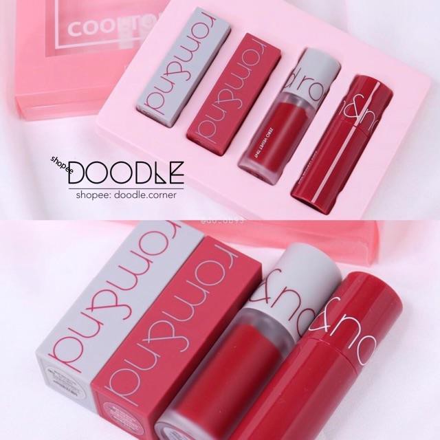 Set son lì Romand Best On My Lips Mini Kit phiên bản giới hạn 2019