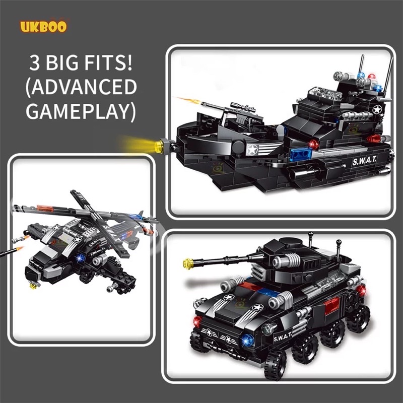 [597CT] BỘ ĐỒ CHƠI XẾP HÌNH LEGOO TÀU CHIẾN, LẮP RÁP TRỰC THĂNG, LẮP HÌNH OTO TÀU THUỶ