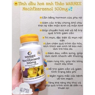  🌈 Dưỡng Tinh dầu hoa anh thảo Đức