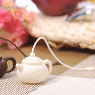 Teapot Shape Tea Strainer Silicone Tea Bag Infuser Leaf Filter Diffuser