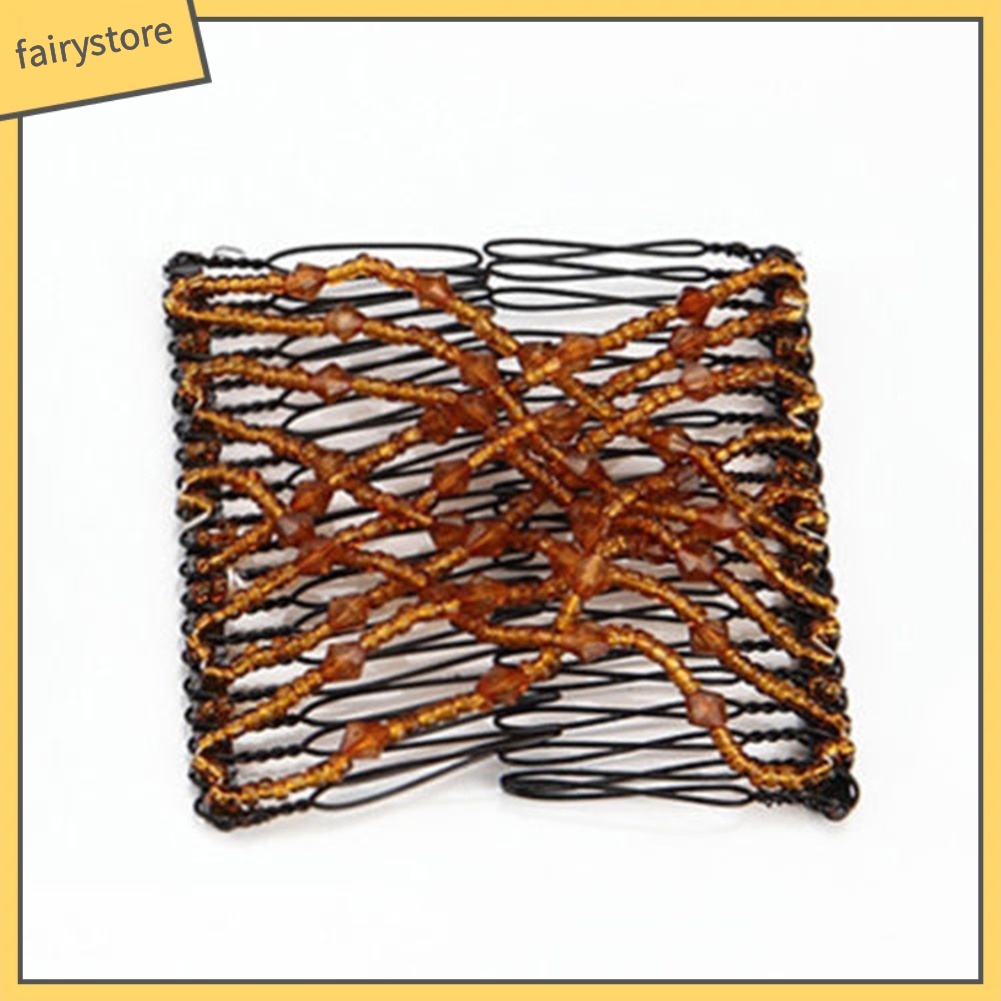 Lược Cài Tóc Thiết Kế   Đầu Đính Hạt Lấp Lánh Thời Trang Cho Nữ