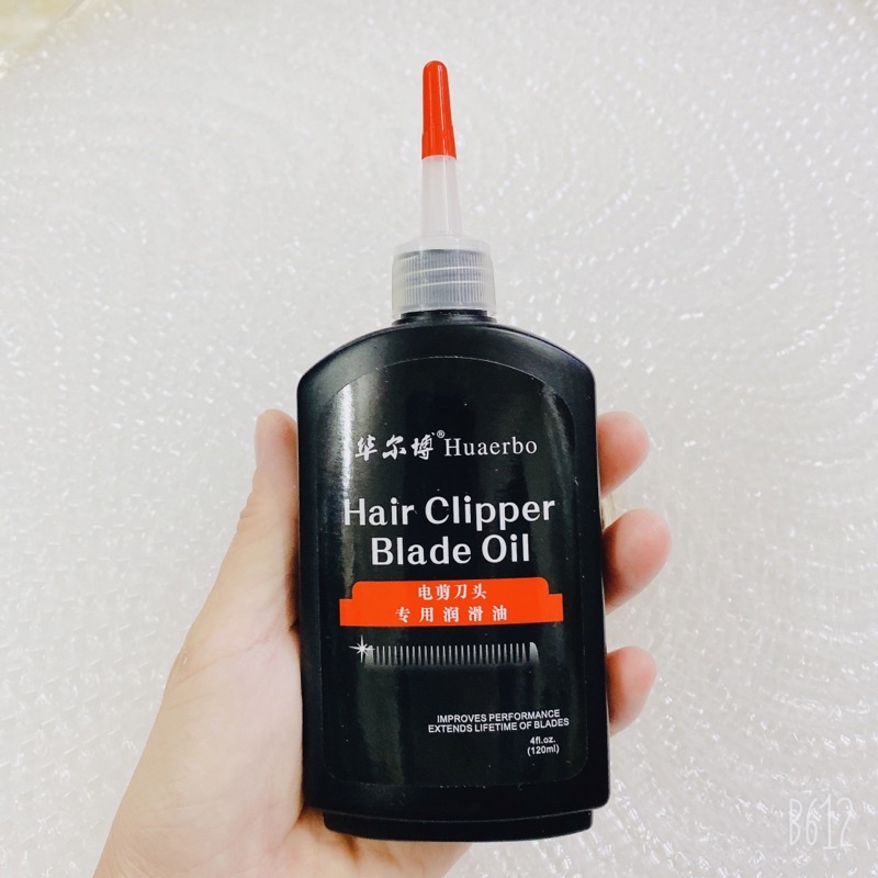 Dầu Tra Tông Đơ cắt tóc , Keo cắt , máy móc  HUAERBO  hair clipper blade oil 120ml