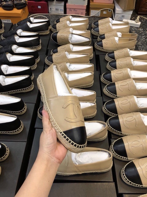 Slipon đế cói sịn