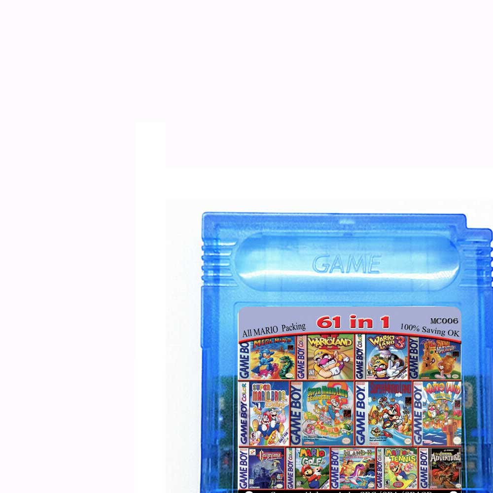 Bộ Đồ Chơi Game Boy cartridge 61 Trong 1 61 Trong 1  Hoặc 108 Trò Chơi Trong 1