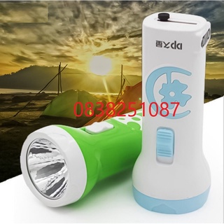Đèn Pin Sạc Cầm Tay DP9121 Tích Hợp 2 Mức Sáng Chui Sạc Ẩn Sạc Dung Lượng Pin 350mah