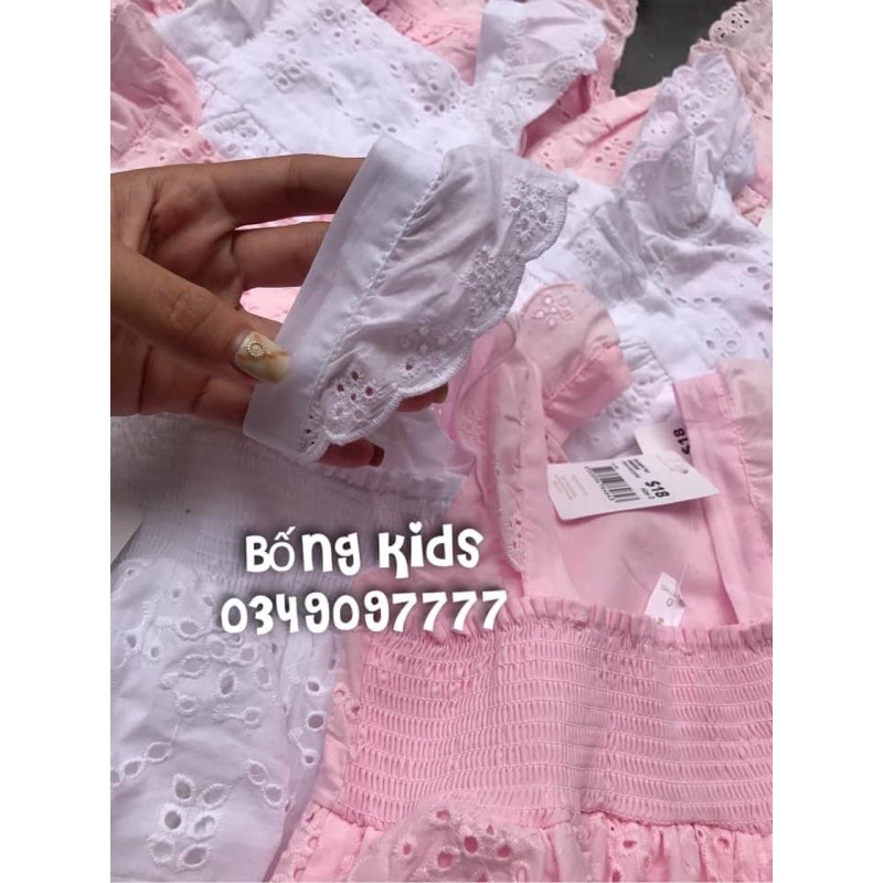 Váy BabyDoll Bé Gái Đục Lỗ Dymples