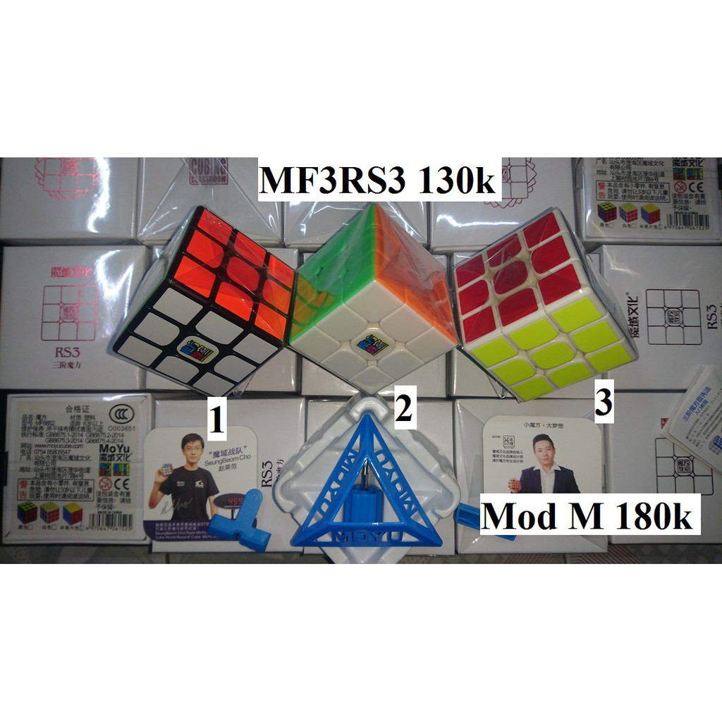 Rubik 3x3x3. MF3RS3 Thường và Mod M