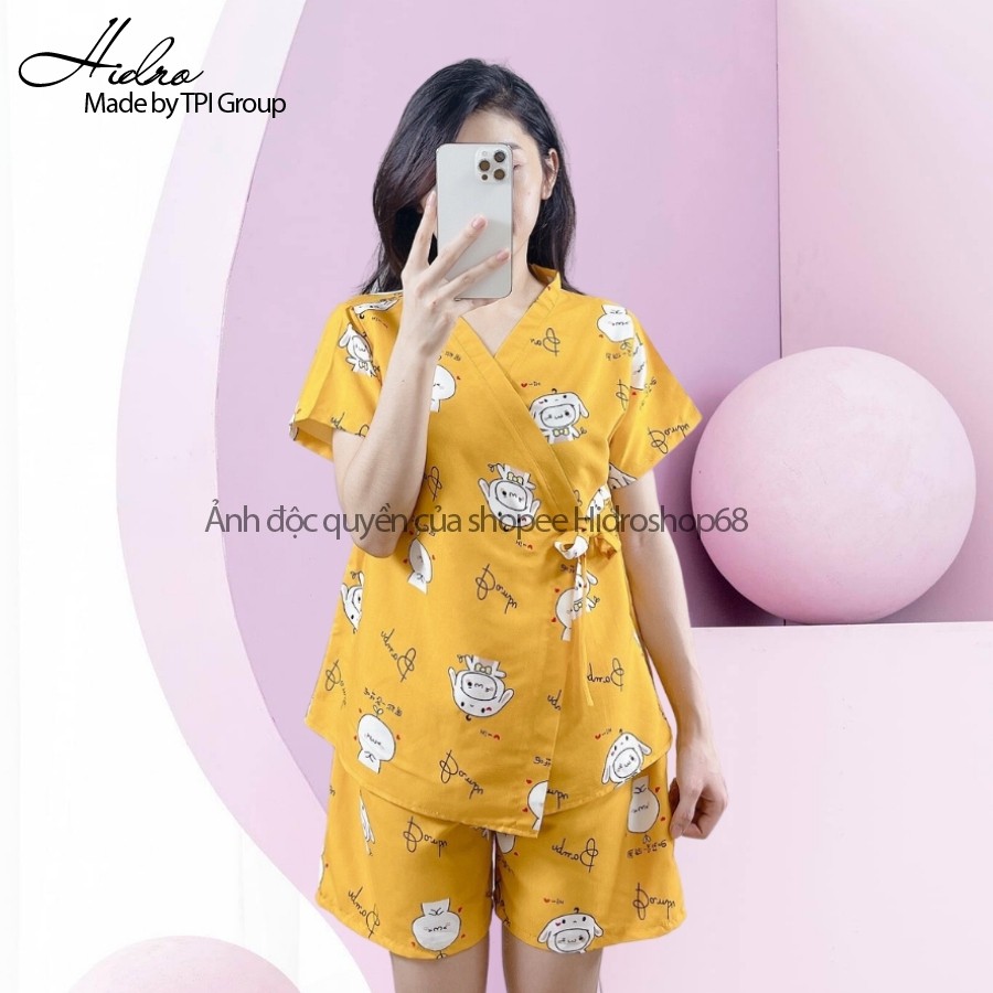 Bộ ngủ kimono tay ngắn quần đùi | BigBuy360 - bigbuy360.vn
