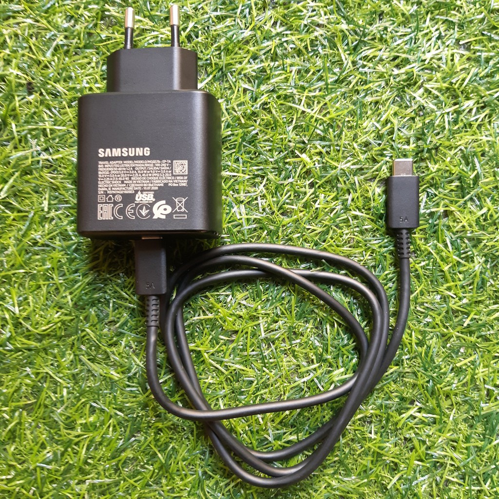 Bộ Sạc Nhanh 45W Chính Hãng Samsung Cho Note 10 Plus, Gồm Cáp 5A, New 100%