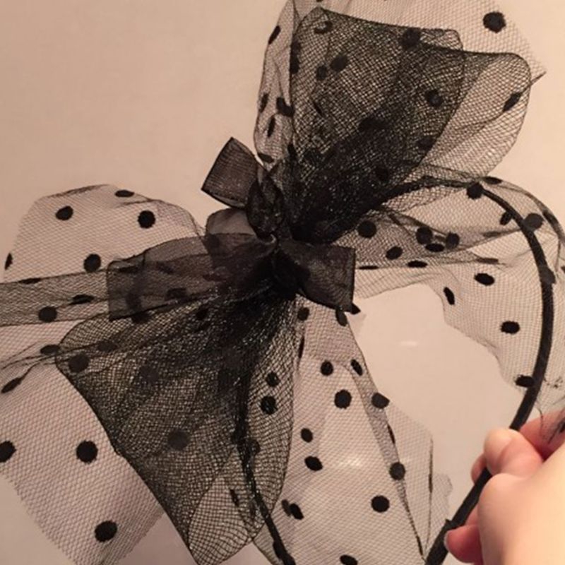 Cài Tóc Phối Nơ Phong Cách Vintage Dành Cho Nữ