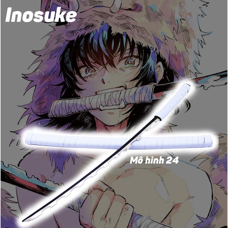 Mô hình kimetsu no yaiba thanh kiếm của Inosuke Hashibira