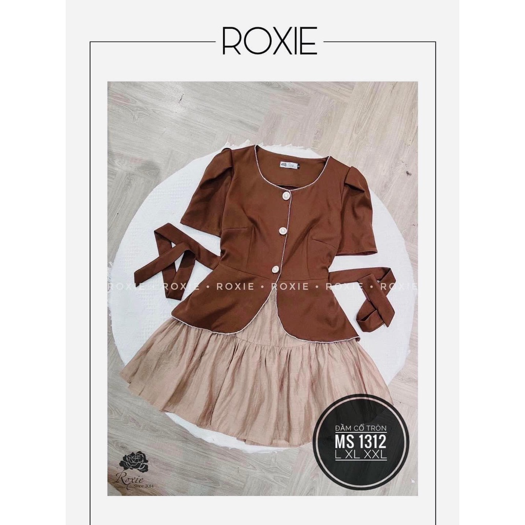 Đầm công sở cotton thái bigsize màu nude,trắng size 55-95kg