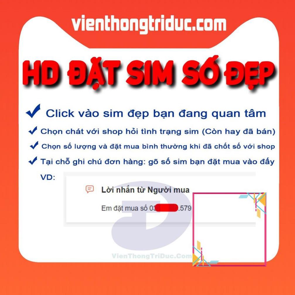 [FREE SHIP] Sim Số Đẹp Giá Rẻ - Phong Thủy Cao - Hợp Tuổi Hợp Mệnh - Phù Hợp Làm Hotline Kinh Doanh-Chọn Số Theo Yêu Cầu