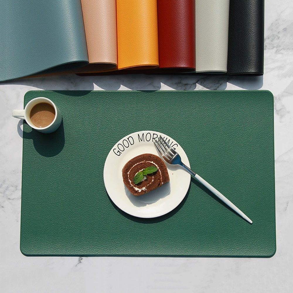 Epoch Tấm Lót Bàn Ăn Hình Chữ Nhật Chống Trượt Chống Thấm Nước / Dầu / Nhiệt Dễ Lau Chùi Nhiều Màu Sắc Phong Cách Bắc Âu