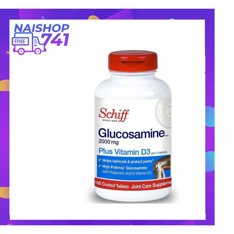 viên uốngSchiff Glucosamin 2000mg Pluss Vitamin D3 của mỹ