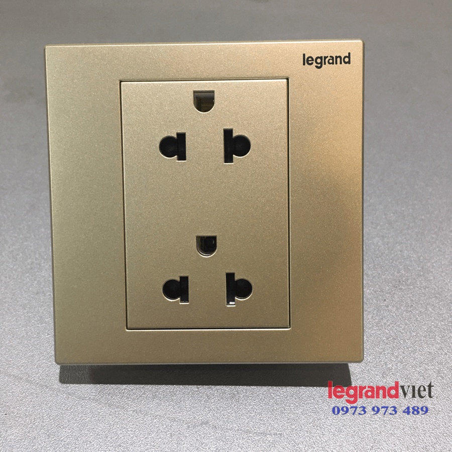 Ổ cắm đôi màu Rose Gold dòng Galion - Legrand
