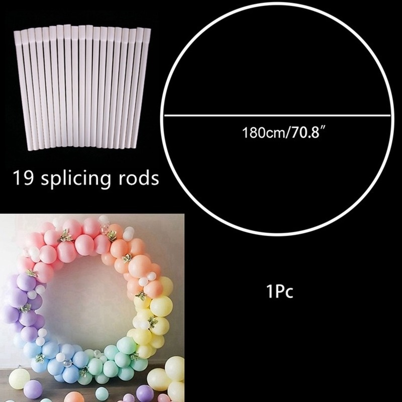 Giá Đỡ Bong Bóng Hình Tròn 200CM Trang Trí Đám Cưới Tiệc Sinh Nhật Bé
