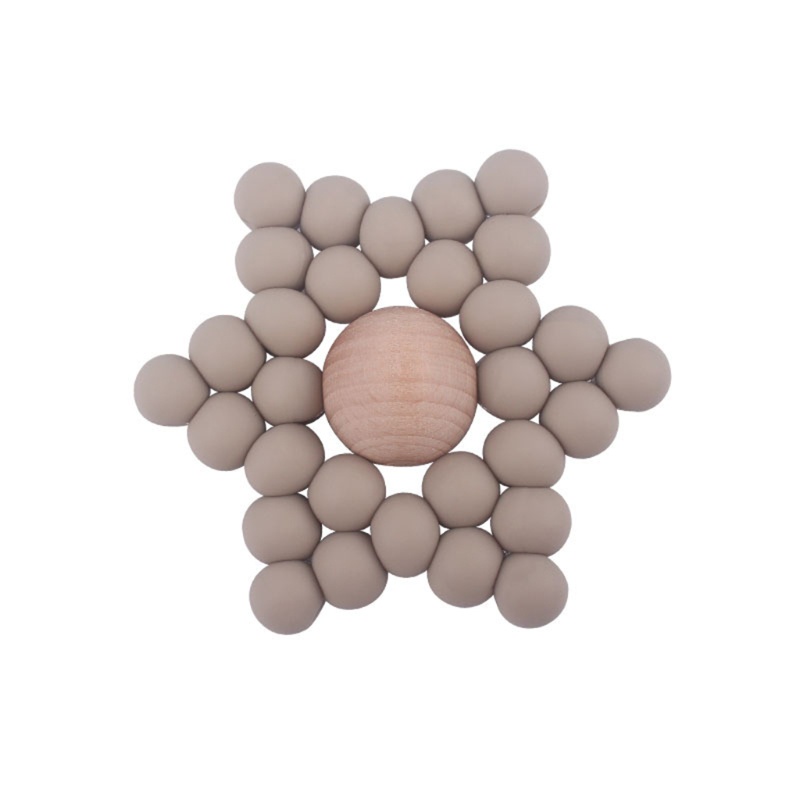 Đồ Chơi Gặm Nướu Bằng Silicone Cấp Thực Phẩm Không Độc Hại Dành Cho Em Bé