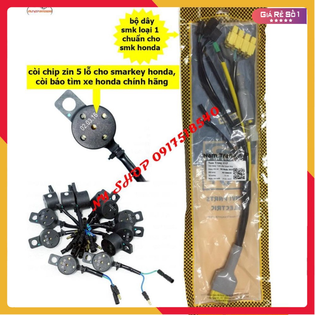 BỘ DÂY SMARKEY LOẠI 1 VÀ CÒI 5 LỖ ZIN HONDA TÌM XEM - KÈN KÊU PIP SMARKEY