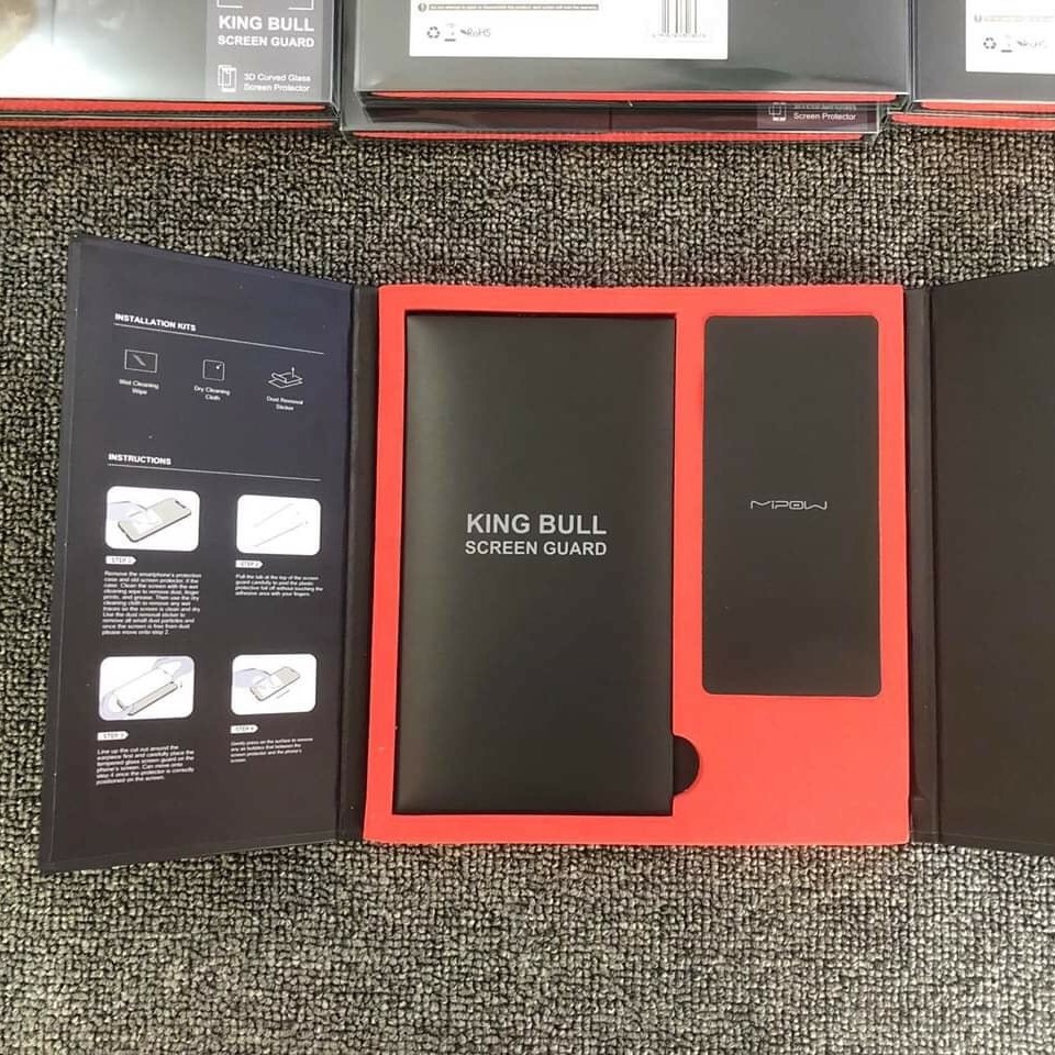 Kính Cường Lực Mipow Kingbull 3D IPhone 11 Pro Max - Hàng Phân Phối Chính Hãng