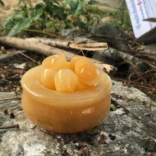 Bát Tụ Bảo ( Tụ Bảo Bồn ) Vàng Ngọc Hoàng Long Chiêu Tài Trang sức non nước