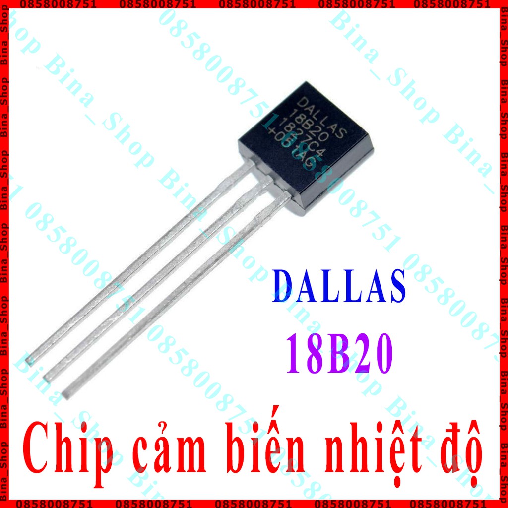 Chip cảm biến nhiệt độ Dallas 18B20