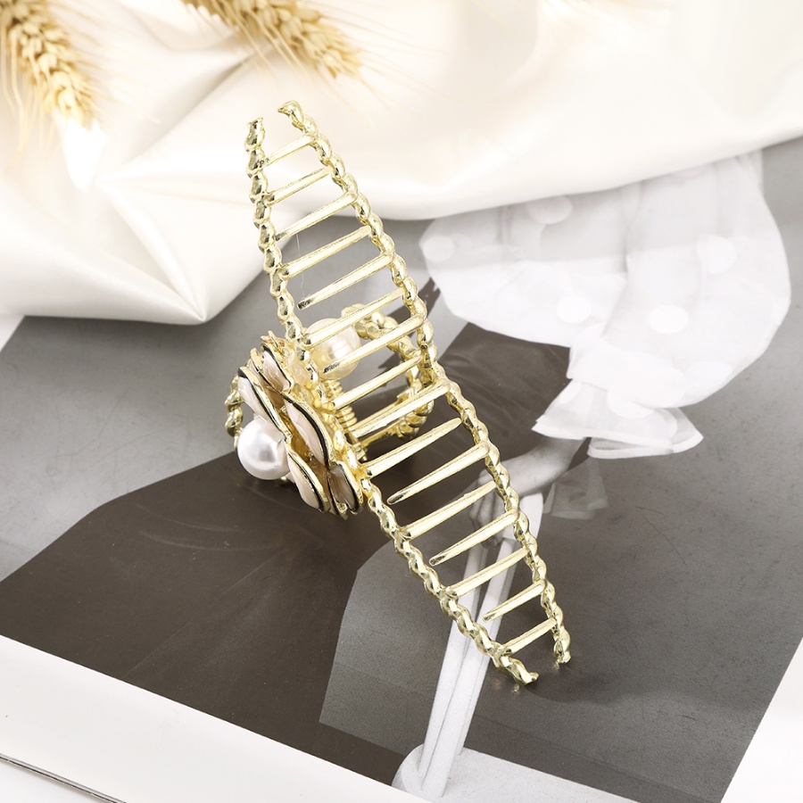 Kẹp Tóc Hoa Đính Ngọc Trai Thanh Lịch Cho Nữ