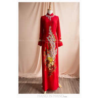 Áo dài trung niên - Mẹ - Bà sui - AS03 - kèm Quần