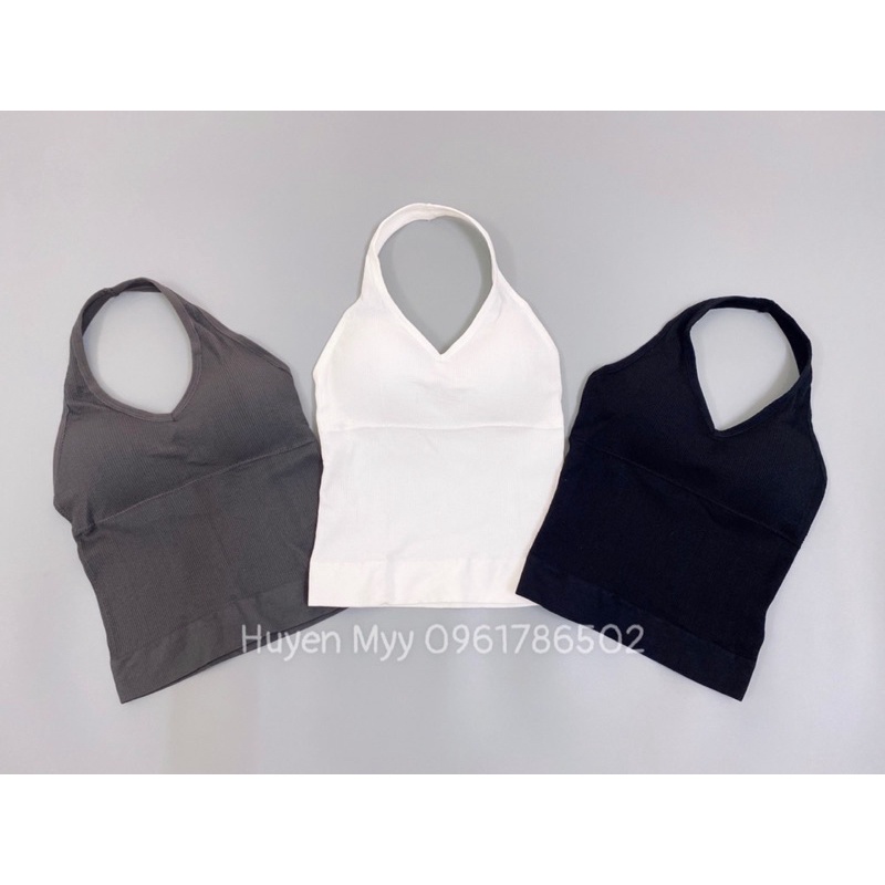 ÁO CROPTOP YẾM VẢI DỆT FORM ĐẸP